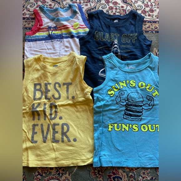 Other - Toddler Boys Size 3 Tank Tops. Used Good condition